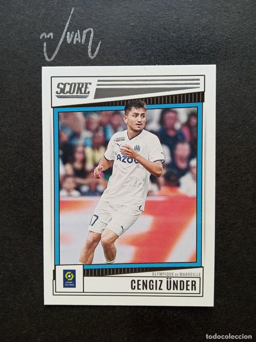 Figurine di Calcio: N&ordm; 92 CENGIZ UNDER OLYMPIQUE MARSELLA TURQUIA ⚽ PANINI &reg; SCORE LIGUE 1 FRANCIA 2022 2023 22 23 NUEVO
