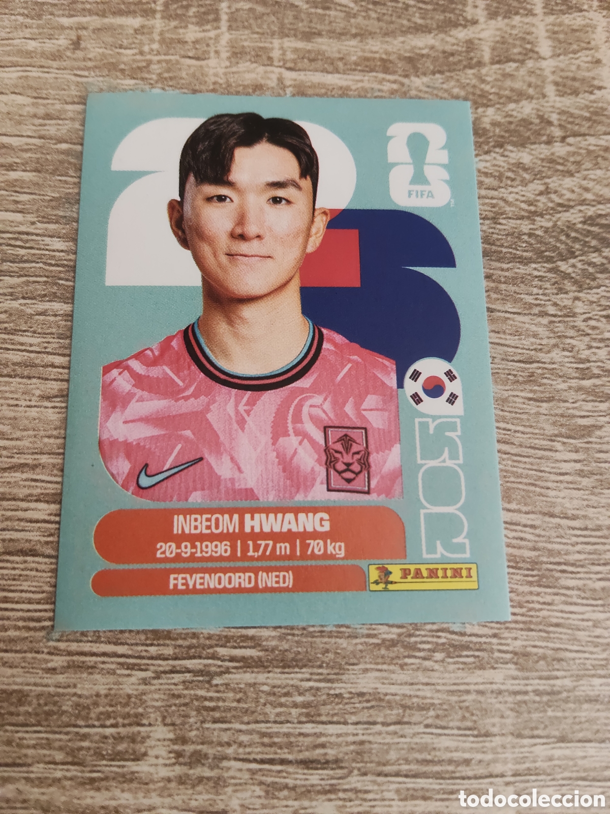 Figurine di Calcio: Panini mundial 2026 KOR 11 Inbeom Hwang Corea del Sur