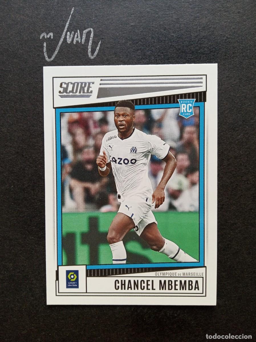 Figurine di Calcio: N&ordm; 93 ROOKIE MBEMBA OLYMPIQUE MARSELLA ⚽ PANINI &reg; SCORE LIGUE 1 FRANCIA 2022 2023 22 23 NUEVO