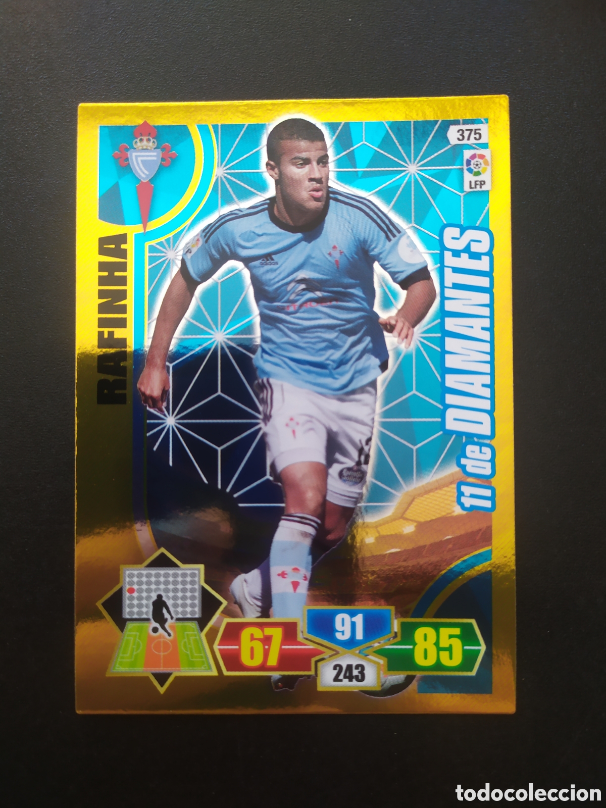 Figurine di Calcio: Adrenalyn 2013 2014 13 14 panini Rafinha 11 de diamantes n&deg; 375 Celta Vigo