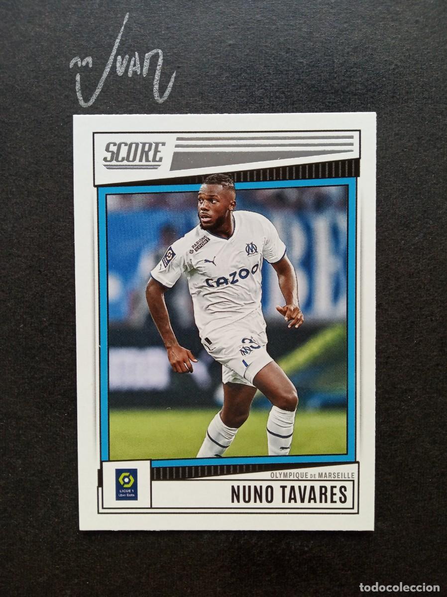 Figurine di Calcio: N&ordm; 99 NUNO TAVARES OLYMPIQUE MARSELLA PORTUGAL⚽ PANINI &reg; SCORE LIGUE 1 FRANCIA 2022 2023 22 23 NUEVO