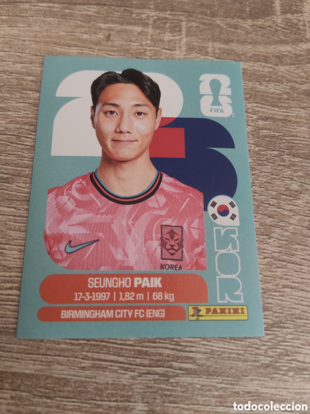 Football Stickers: Panini mundial 2026 KOR 14 Seungho Paik Corea del Sur