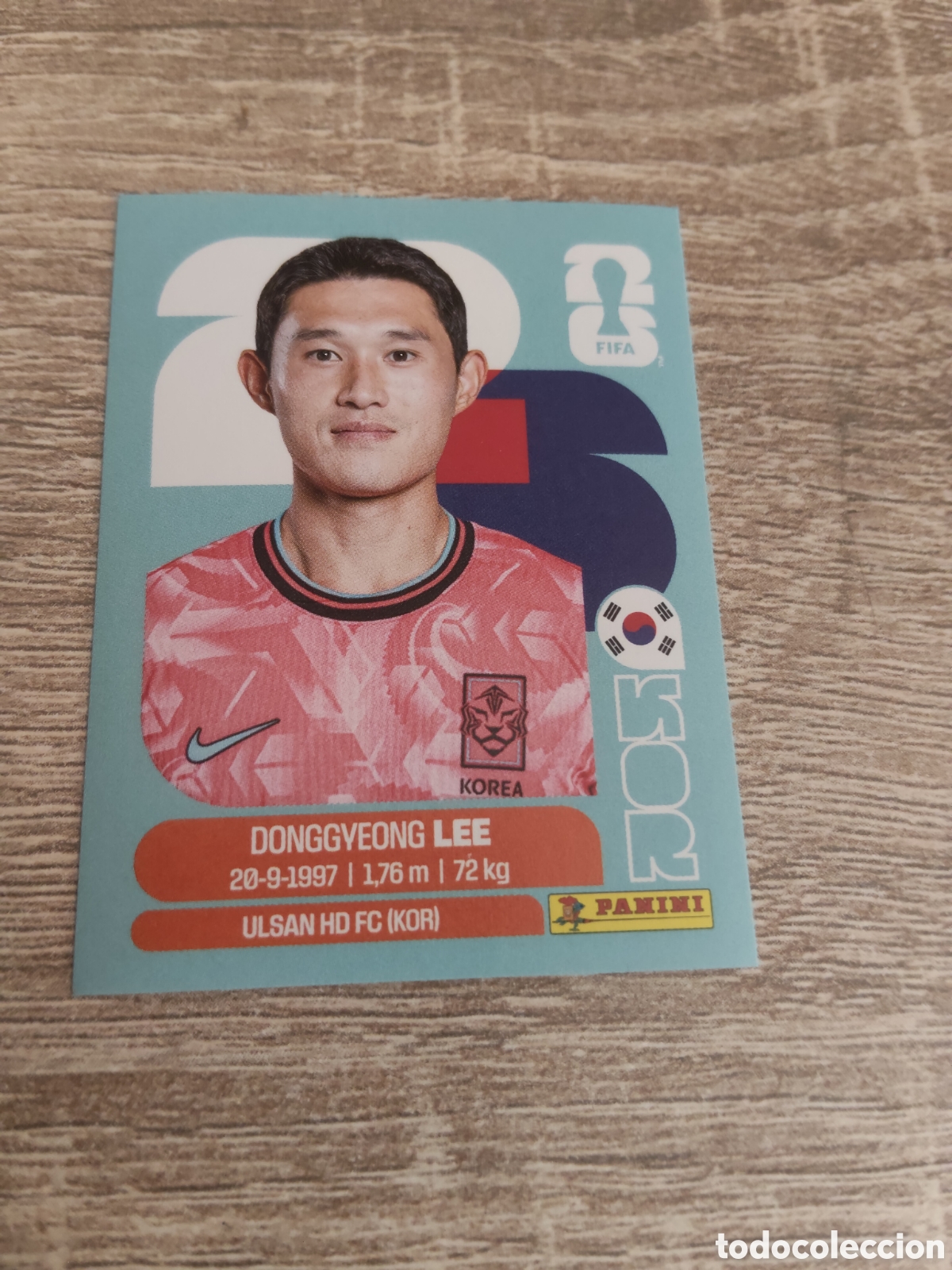 Cromos de F&uacute;tbol: Panini mundial 2026 KOR 16 Donggyeong Lee Corea del Sur