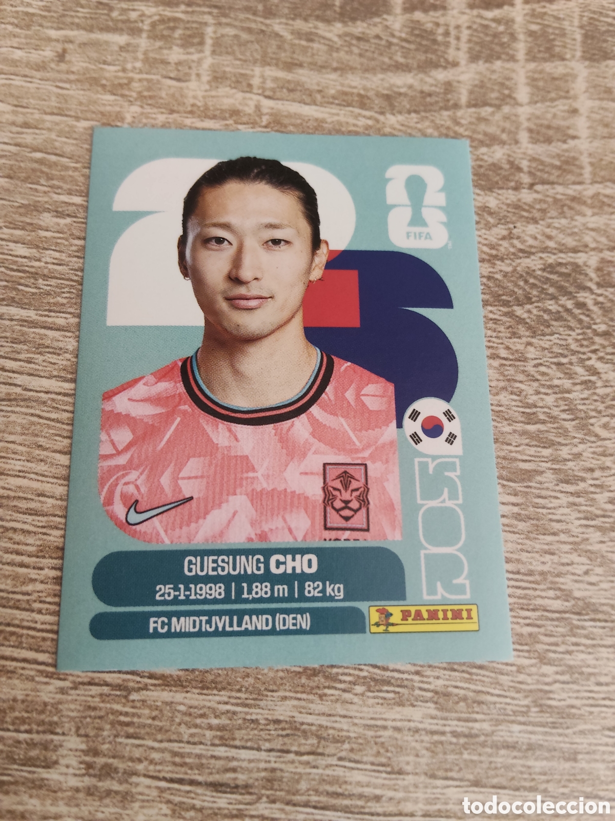Cromos de F&uacute;tbol: Panini mundial 2026 KOR 17 Guesung Cho Corea del Sur
