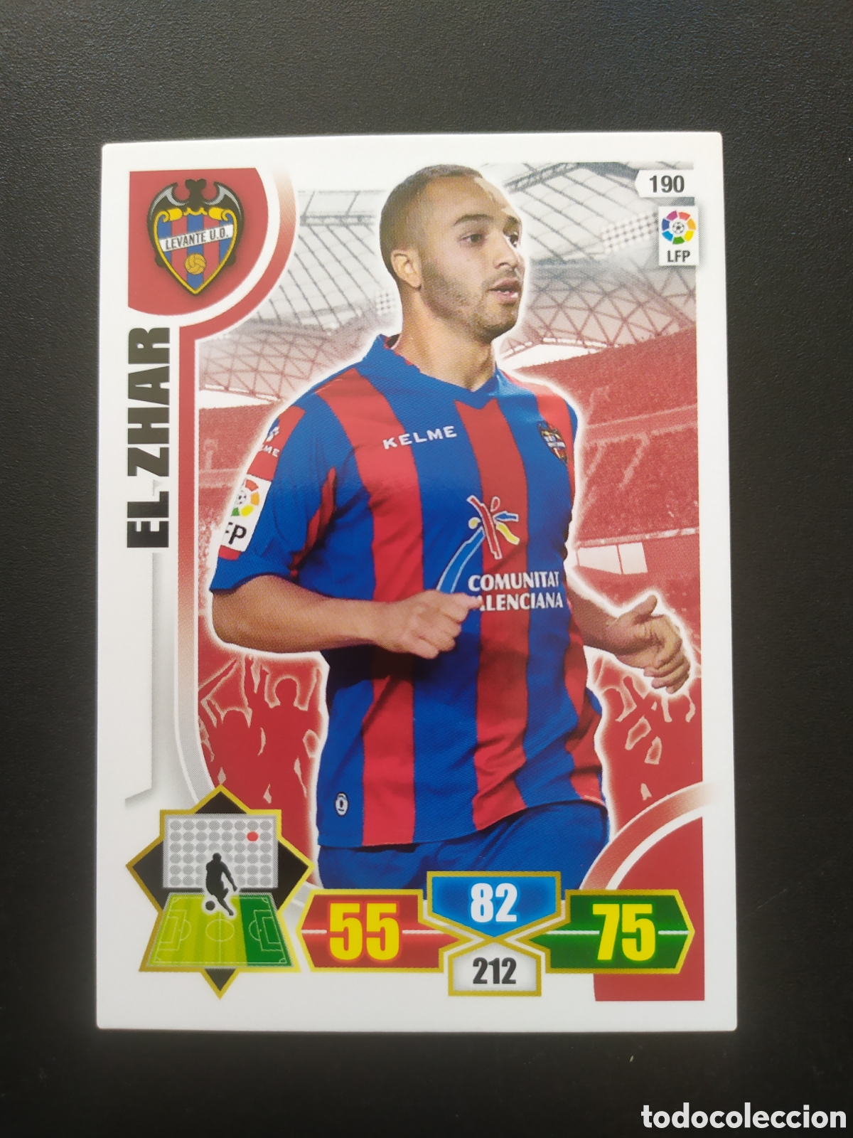 Cromos de F&uacute;tbol: Adrenalyn 2013 2014 13 14 panini El Zhar n&deg; 190 Levante