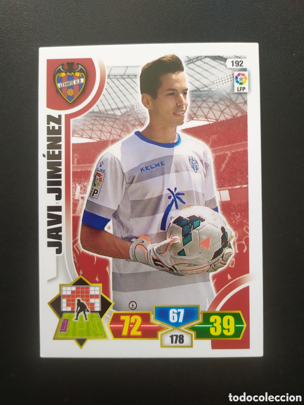 Cromos de F&uacute;tbol: Adrenalyn 2013 2014 13 14 panini Javi Jim&eacute;nez n&deg; 192 Levante