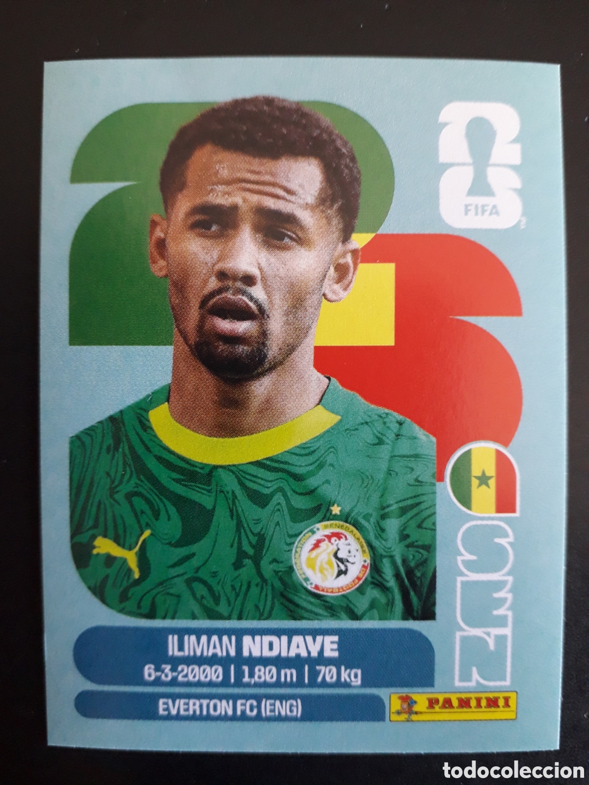 Cromos de F&uacute;tbol: NDIAVE SENEGAL SEN 18 MUNDIAL F&Uacute;TBOL 2026 FIFA WORLD CUP PANINI SIN PEGAR PEDIDO M&Iacute;NIMO 3&euro;