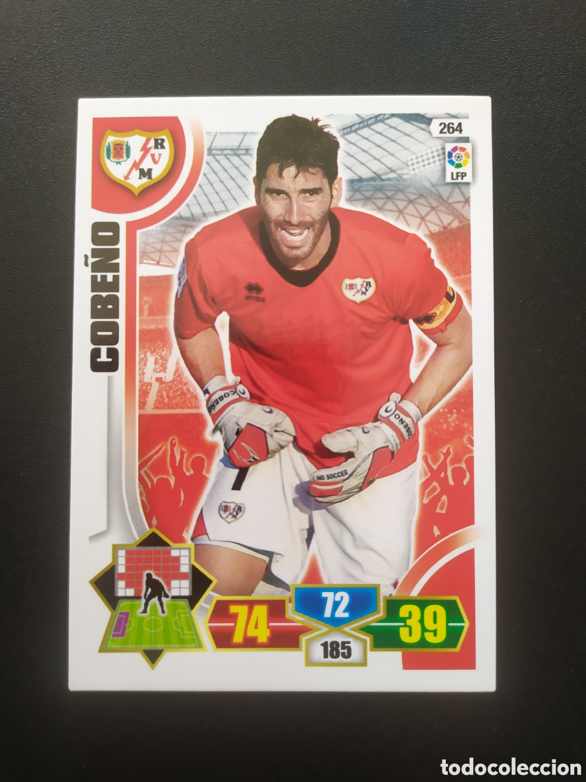 Cromos de F&uacute;tbol: Adrenalyn 2013 2014 13 14 panini Cobe&ntilde;o n&deg; 264 Rayo Vallecano