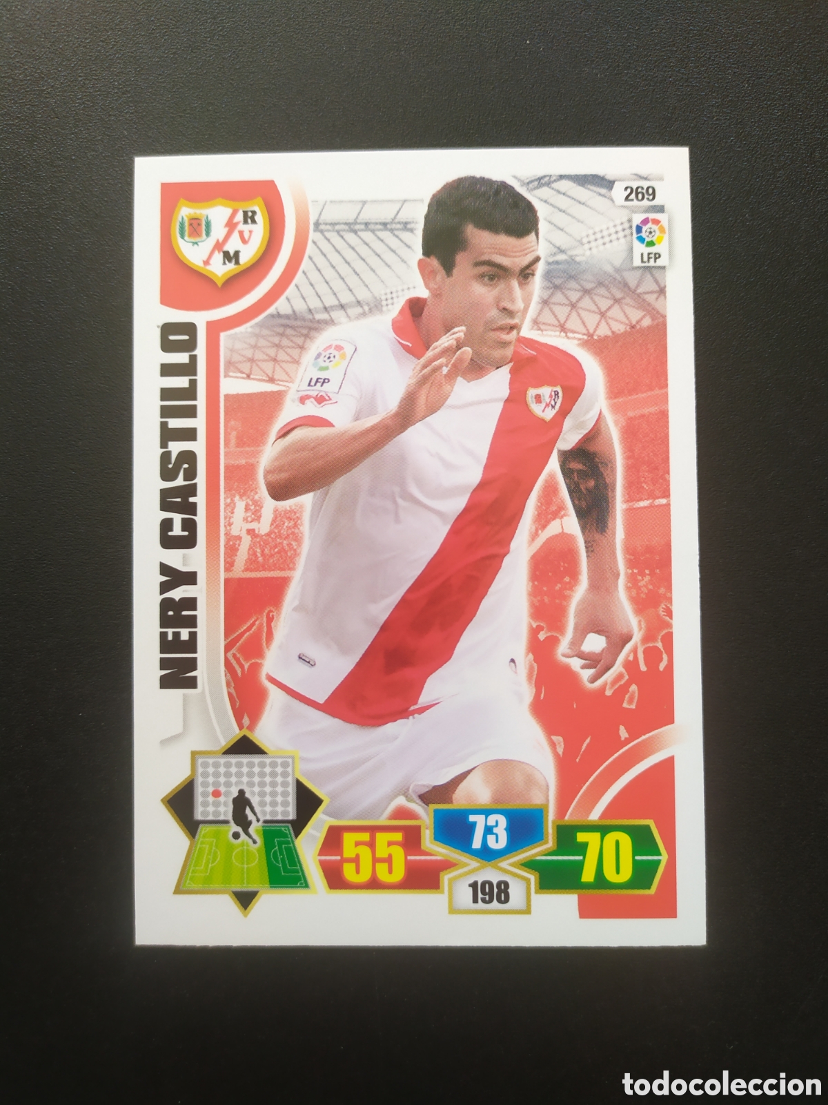 Cromos de F&uacute;tbol: Adrenalyn 2013 2014 13 14 panini Nery Castillo n&deg; 269 Rayo Vallecano