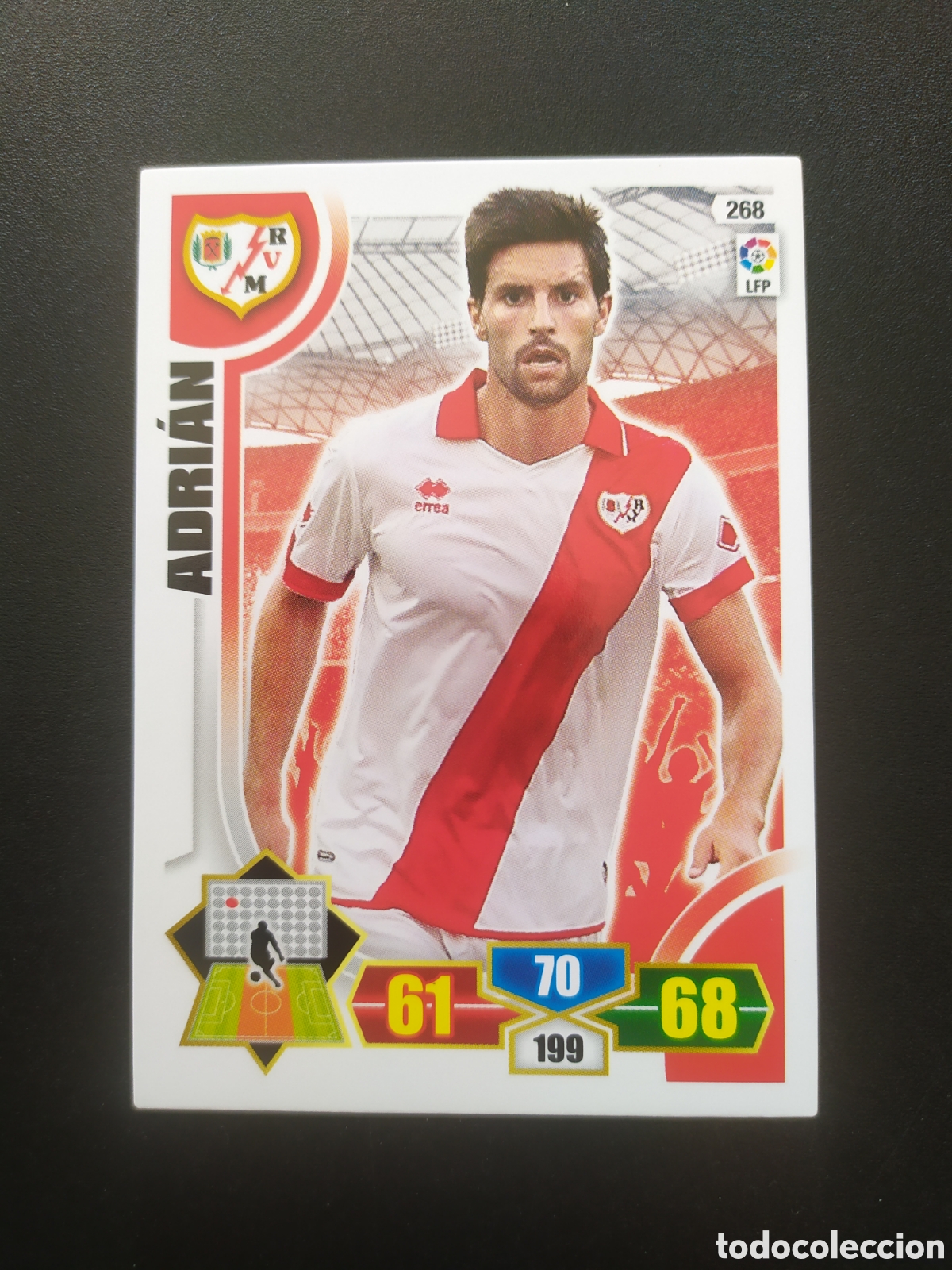 Cromos de F&uacute;tbol: Adrenalyn 2013 2014 13 14 panini Adri&aacute;n n&deg; 268 Rayo Vallecano