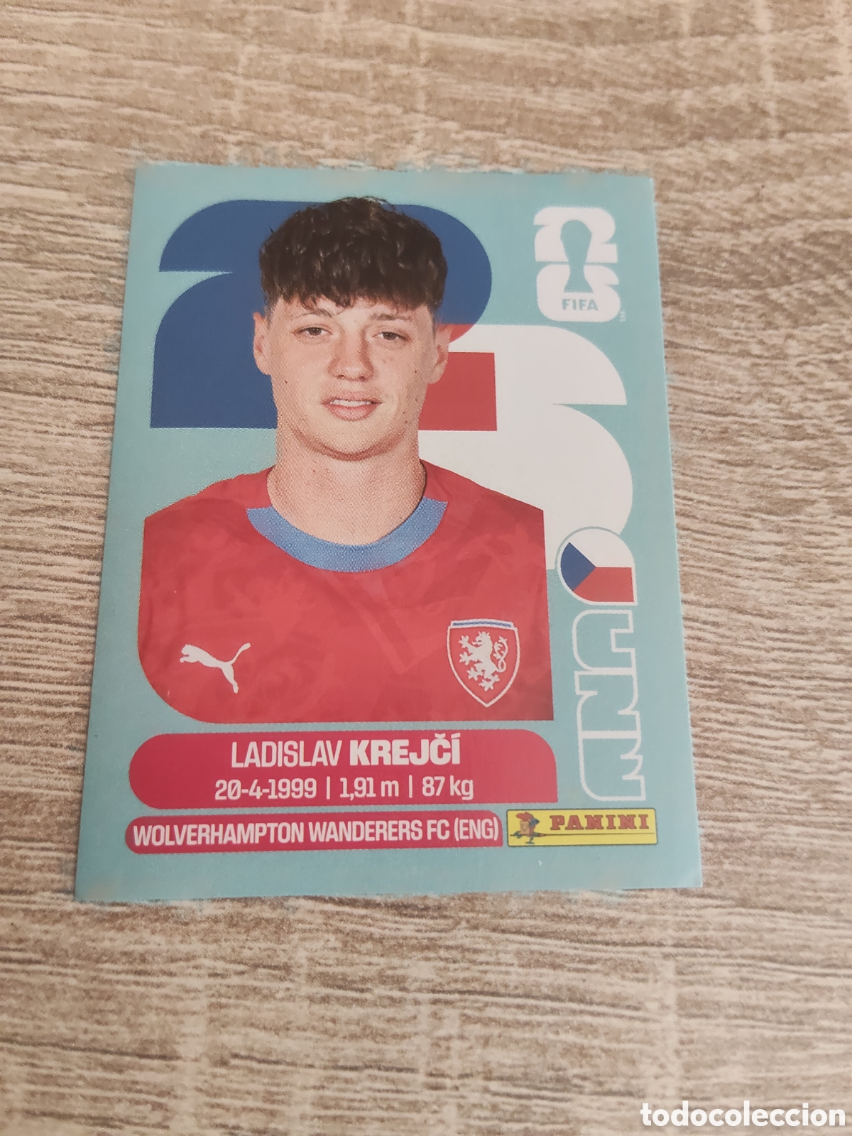 Cromos de F&uacute;tbol: Panini mundial 2026 CZE 4 Ladislav Krejci Rep&uacute;blica Checa