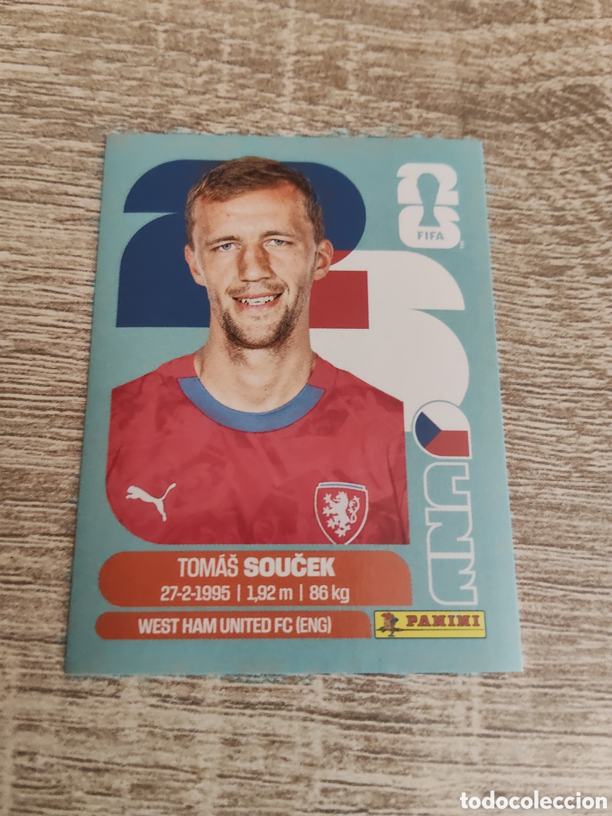 Cromos de F&uacute;tbol: Panini mundial 2026 CZE 12 Tom&aacute;s Soucek Rep&uacute;blica Checa