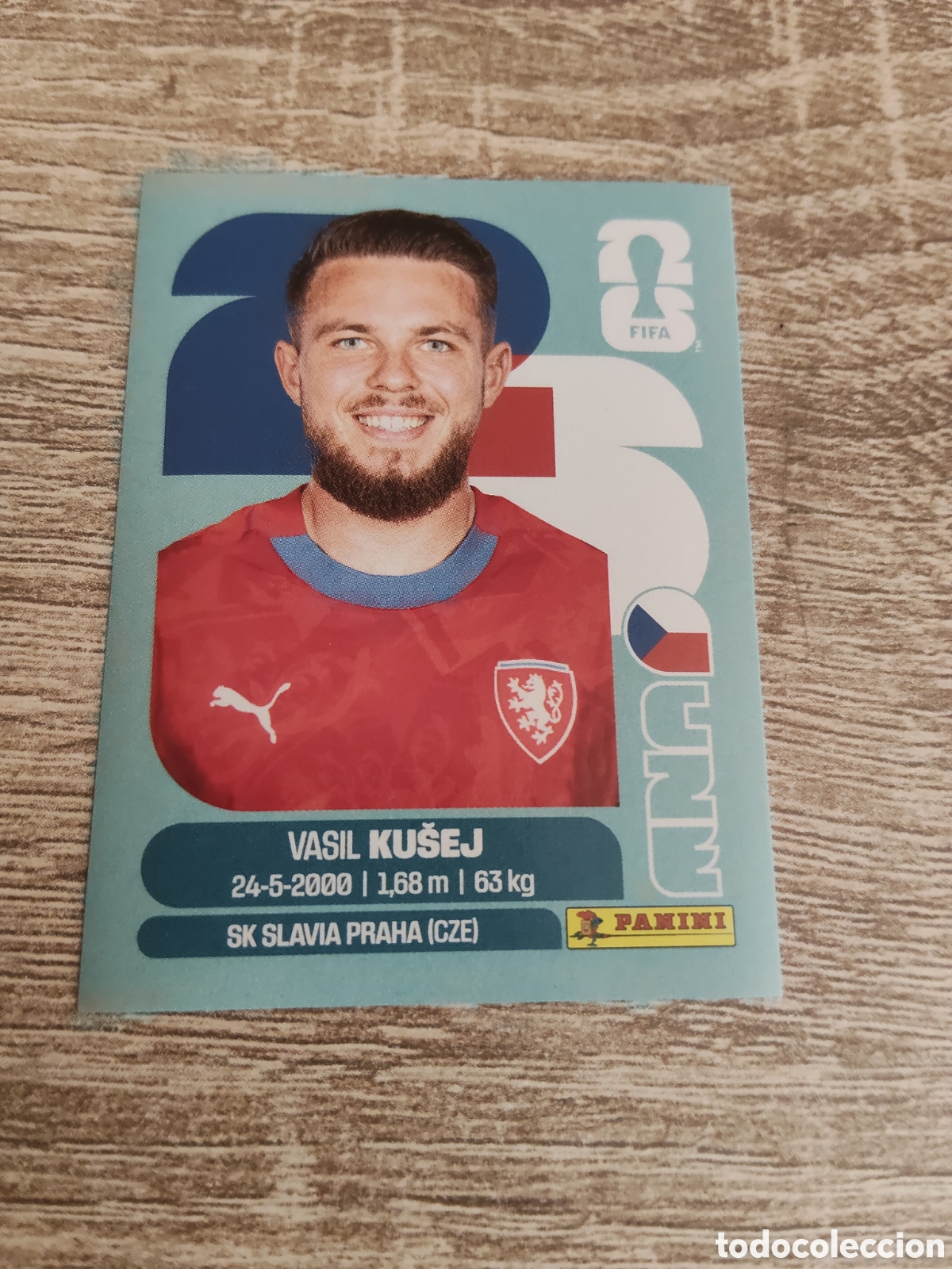 Cromos de F&uacute;tbol: Panini mundial 2026 CZE 16 Vasil Kusej Rep&uacute;blica Checa