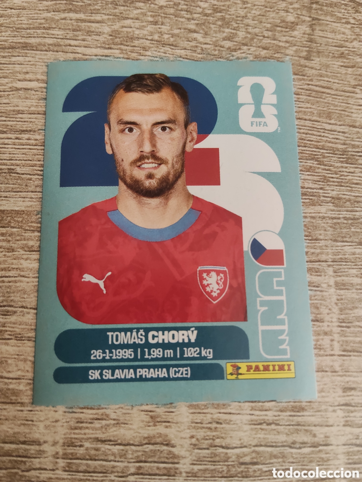 Cromos de F&uacute;tbol: Panini mundial 2026 CZE 17 Tomas Chory Rep&uacute;blica Checa