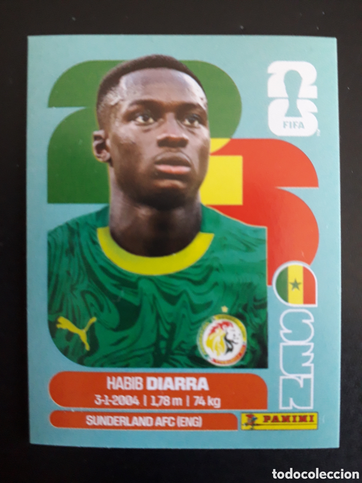 Cromos de F&uacute;tbol: DIARRA SENEGAL SEN 12 MUNDIAL F&Uacute;TBOL 2026 FIFA WORLD CUP PANINI SIN PEGAR PEDIDO M&Iacute;NIMO 3&euro;