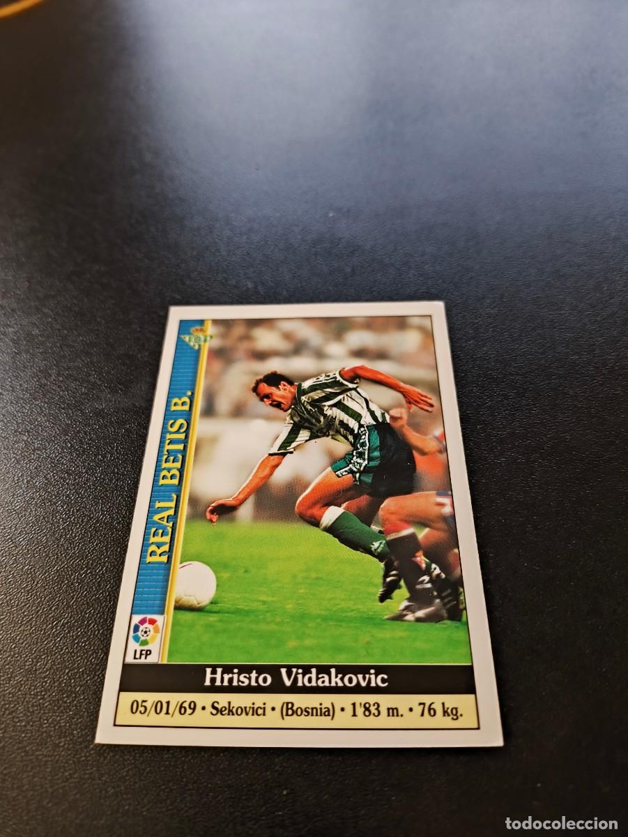 Cromos de F&uacute;tbol: 583 Vidakovic BETIS ULTIMA HORA IV MUNDICROMO FICHAS LIGA 1999 2000 99 00 NO PANINI ESTE