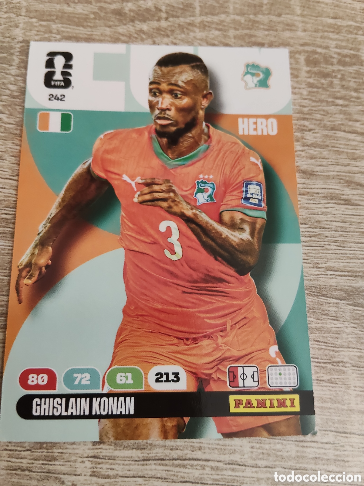 Cromos de F&uacute;tbol: Panini Adrenalyn mundial 2026 242 Ghislain Konan Costa de Marfil