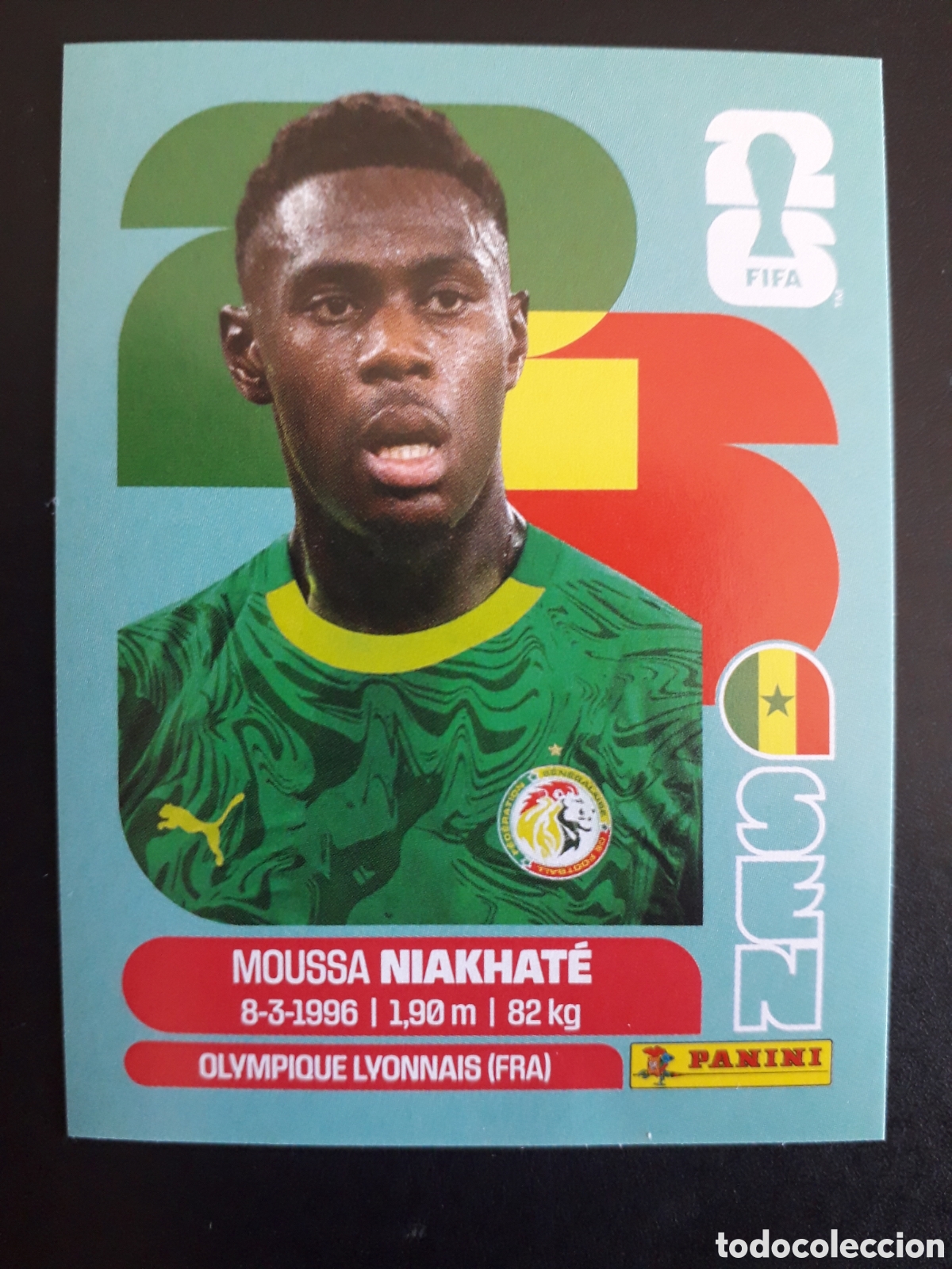 Cromos de F&uacute;tbol: NIAKHAT&Eacute; SENEGAL SEN 4 MUNDIAL F&Uacute;TBOL 2026 FIFA WORLD CUP PANINI SIN PEGAR PEDIDO M&Iacute;NIMO 3&euro;.