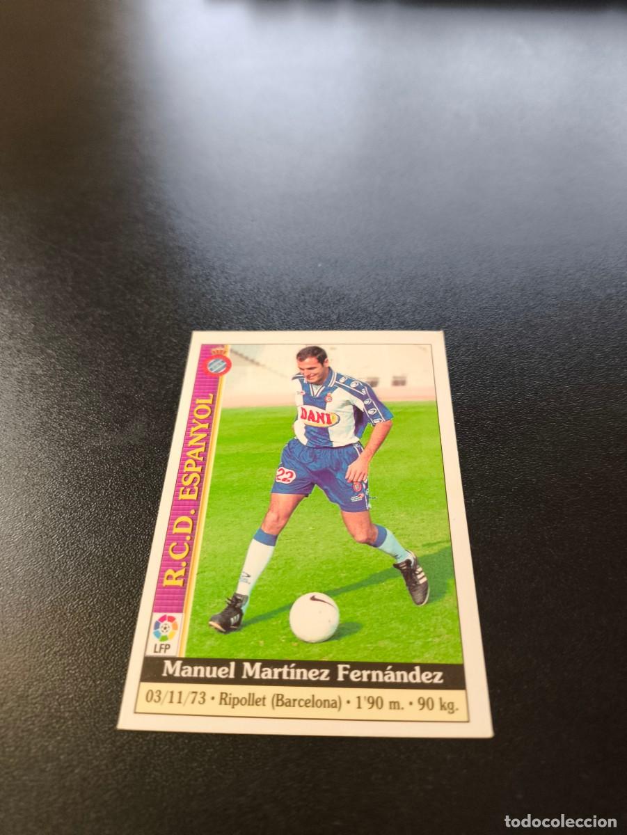 Cromos de F&uacute;tbol: 622 Manel ESPANYOL ULTIMA HORA IV MUNDICROMO FICHAS LIGA 1999 2000 99 00 NO PANINI ESTE