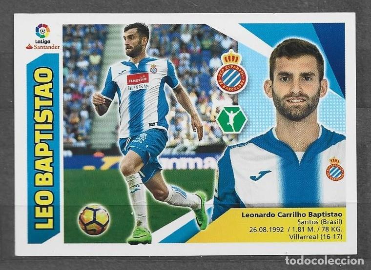 Cromos de F&uacute;tbol: Liga este 2017/18 - Leo Baptistao - N&ordm; 11a - ( R.C.D. Espa&ntilde;ol )
