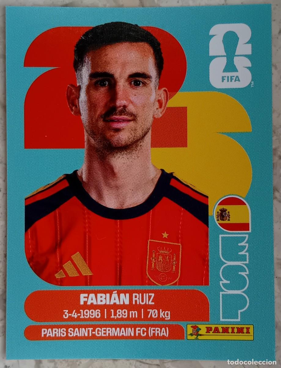 Cromos de F&uacute;tbol: Figurina Panini 2026 Cromo World Cup Usa Mundial 2026 Fabi&aacute;n Ruiz Espa&ntilde;a n ESP 12