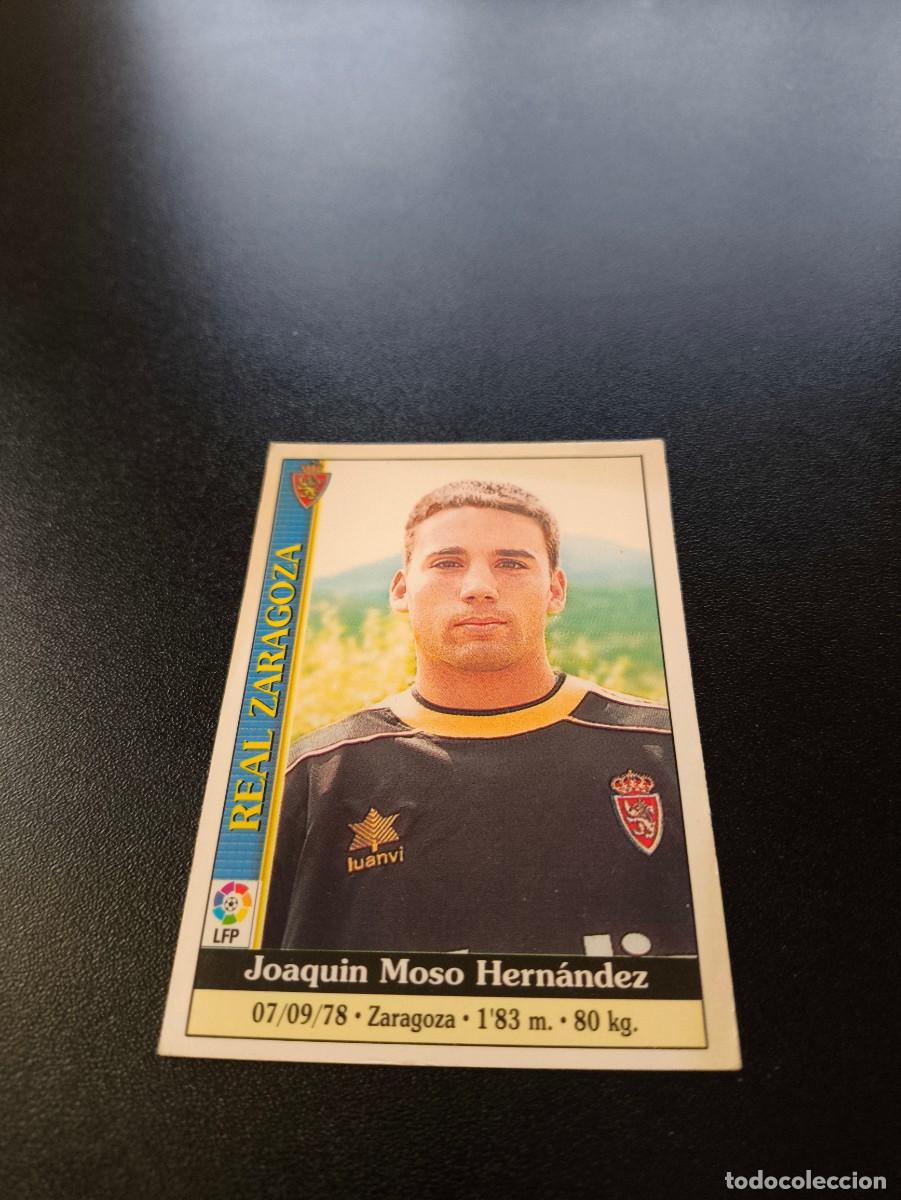 Cromos de F&uacute;tbol: 636 Moso ZARAGOZA ULTIMA HORA IV MUNDICROMO FICHAS LIGA 1999 2000 99 00 NO PANINI ESTE