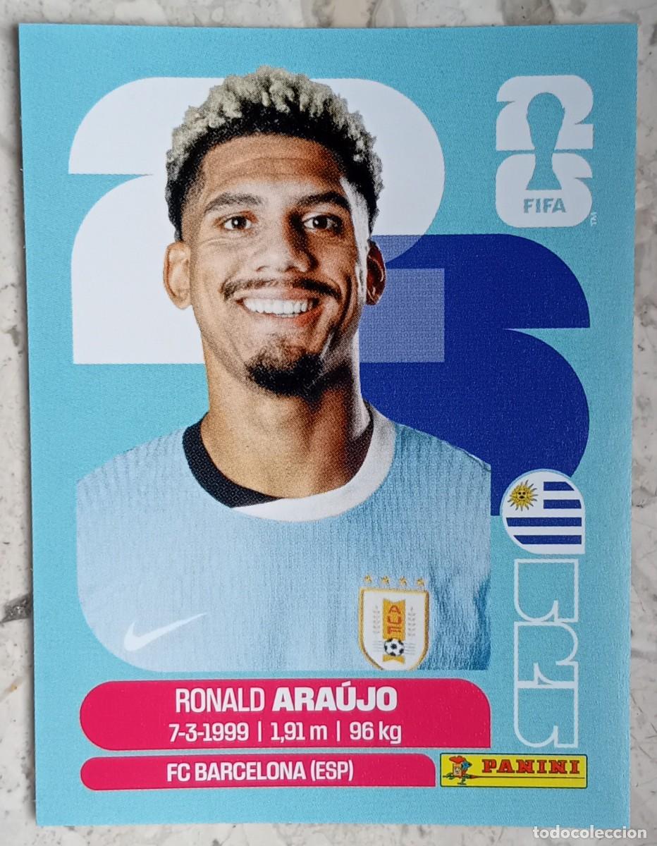 Cromos de F&uacute;tbol: Figurina Panini 2026 Cromo World Cup Usa Mundial 2026 Ronald Araujo Uruguay n URU 4
