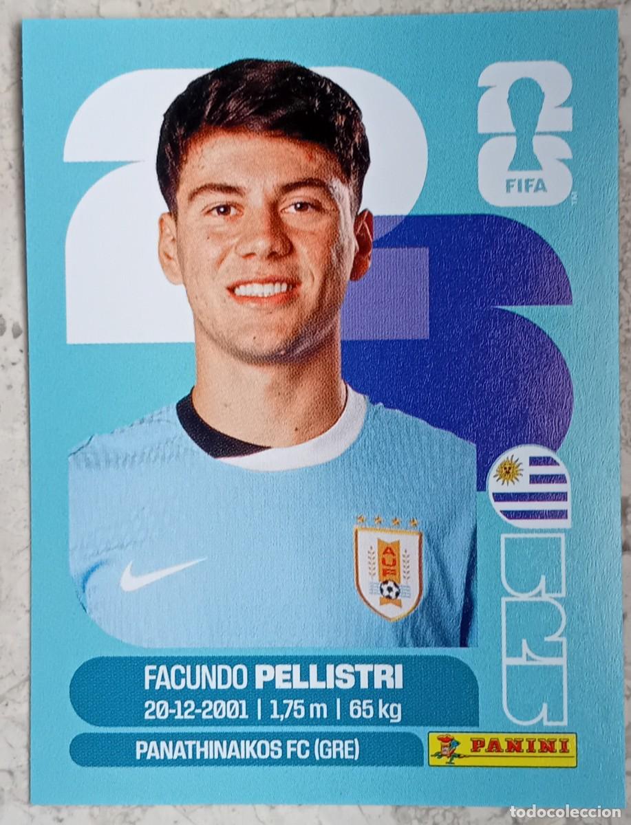 Cromos de F&uacute;tbol: Figurina Panini 2026 Cromo World Cup Usa Mundial 2026 Facundo Pellistri Uruguay n URU 20