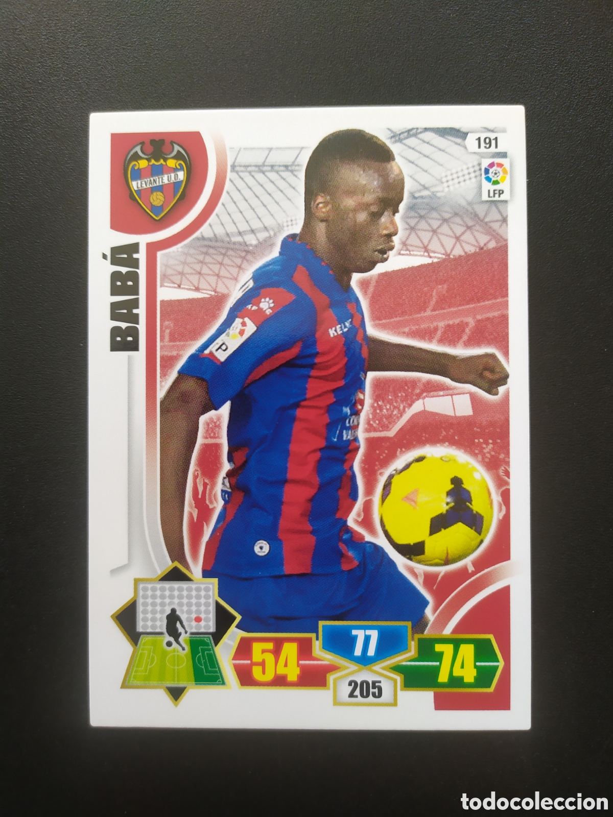 Cromos de F&uacute;tbol: Adrenalyn 2013 2014 13 14 panini Bab&aacute; n&deg; 191 Levante