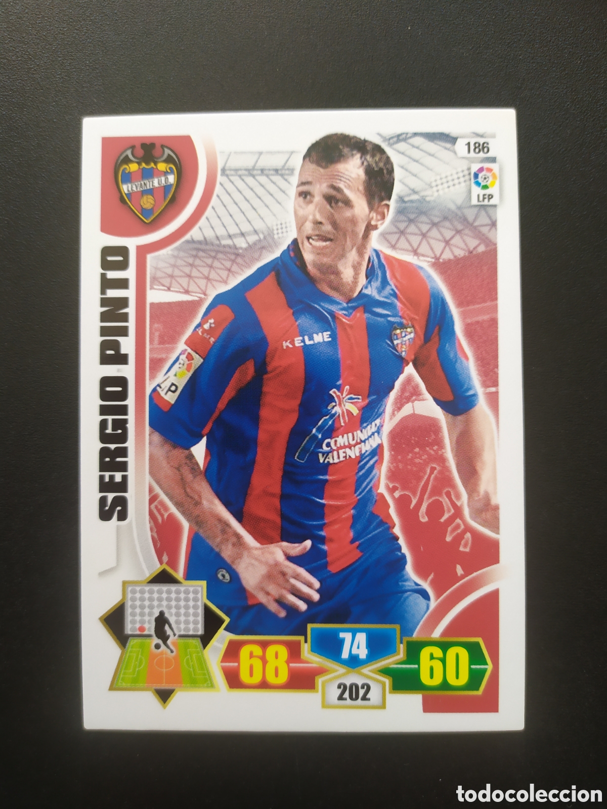 Cromos de F&uacute;tbol: Adrenalyn 2013 2014 13 14 panini Sergio Pinto n&deg; 186 Levante