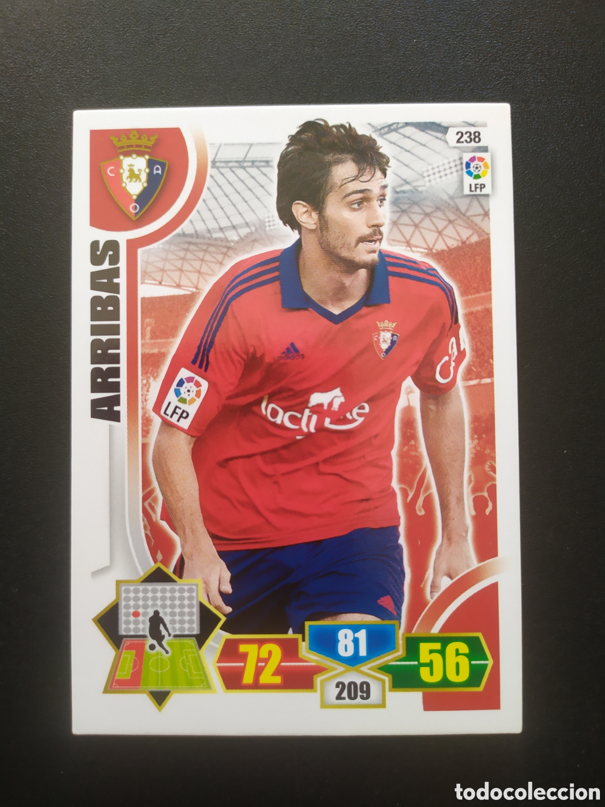 Cromos de F&uacute;tbol: Adrenalyn 2013 2014 13 14 panini Arribas n&deg; 238 Osasuna
