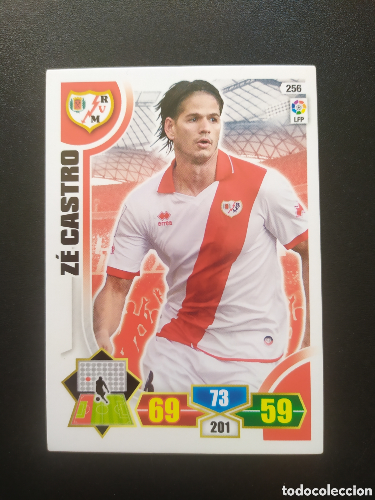 Cromos de F&uacute;tbol: Adrenalyn 2013 2014 13 14 panini Z&eacute; Castro n&deg; 256 Rayo Vallecano