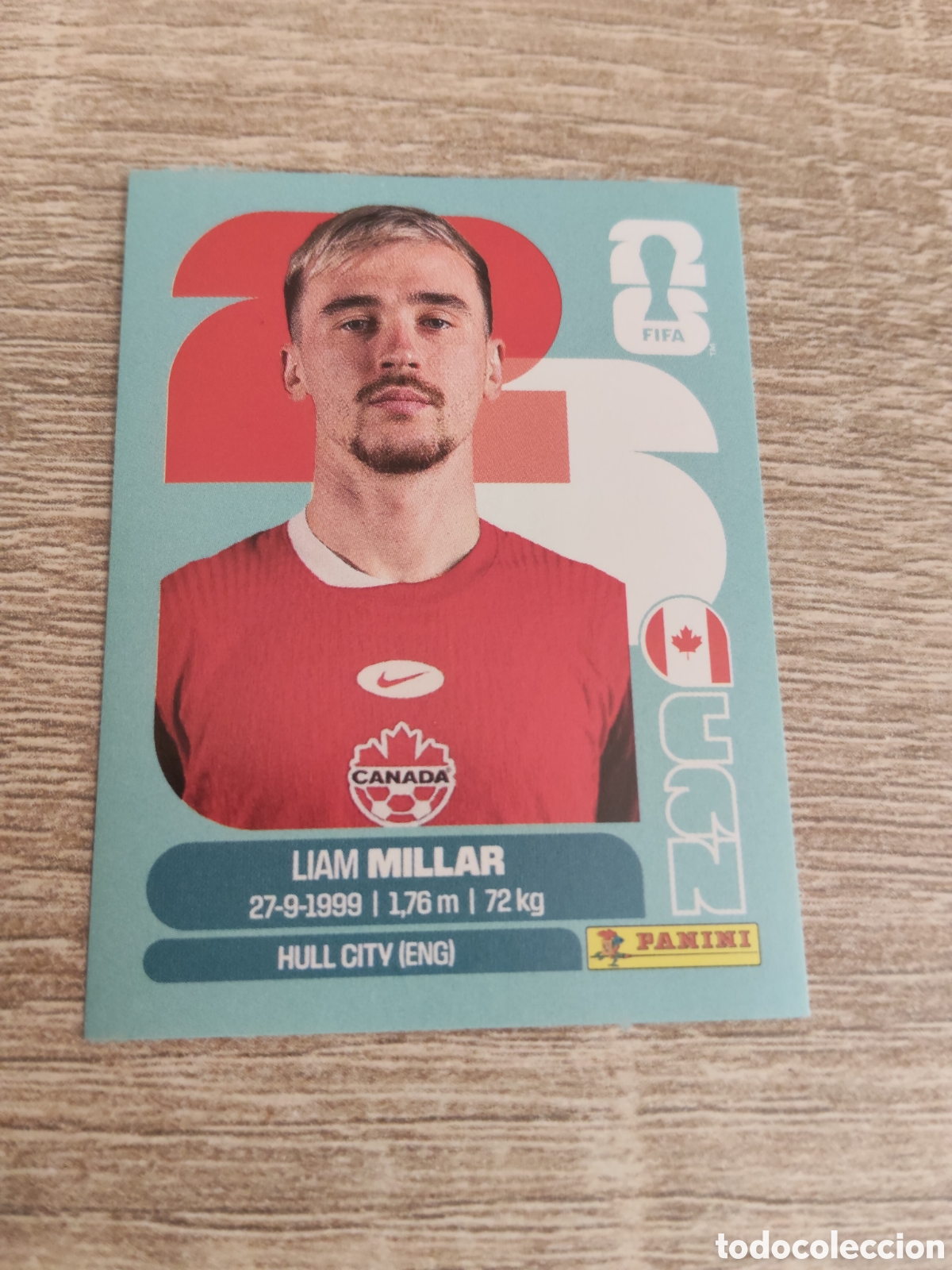 Cromos de F&uacute;tbol: Panini mundial 2026 CAN 18 Liam Millar Canad&aacute;