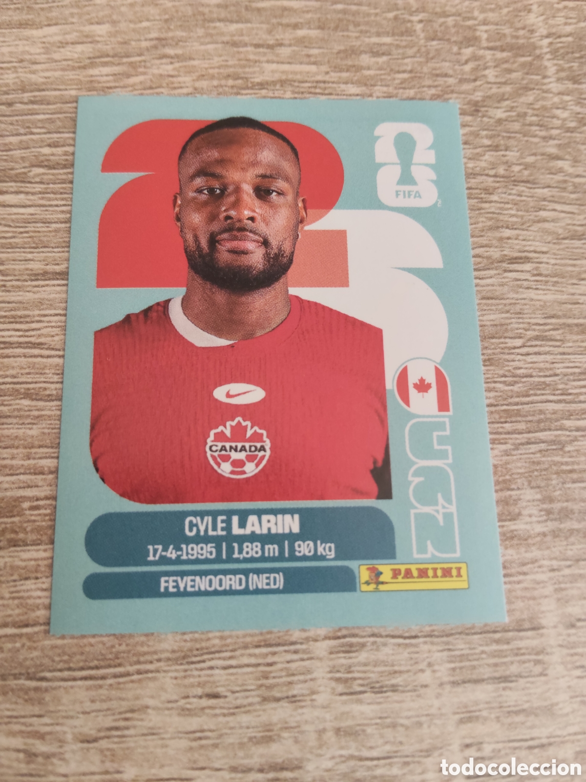 Cromos de F&uacute;tbol: Panini mundial 2026 CAN 19 Cyle Larin Canad&aacute;