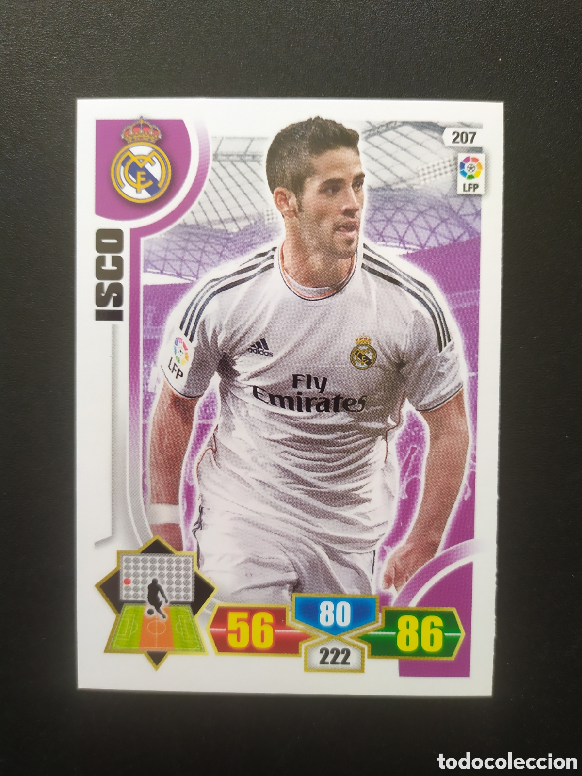 Cromos de F&uacute;tbol: Adrenalyn 2013 2014 13 14 panini Isco n&deg; 207 Real Madrid