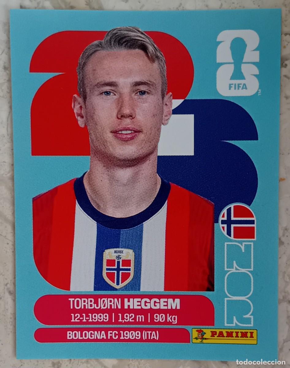 Cromos de F&uacute;tbol: Figurina Panini 2026 Cromo World Cup Usa Mundial 2026 Torbjorn Heggem Norway n NOR 8