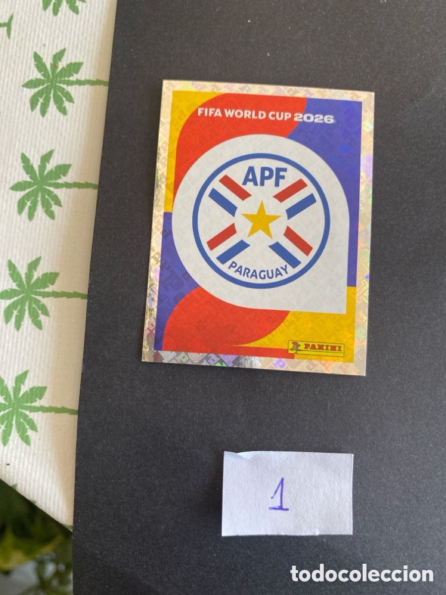 Cromos de F&uacute;tbol: Cromo Paraguay Mundial 26 N* 1 nuevo