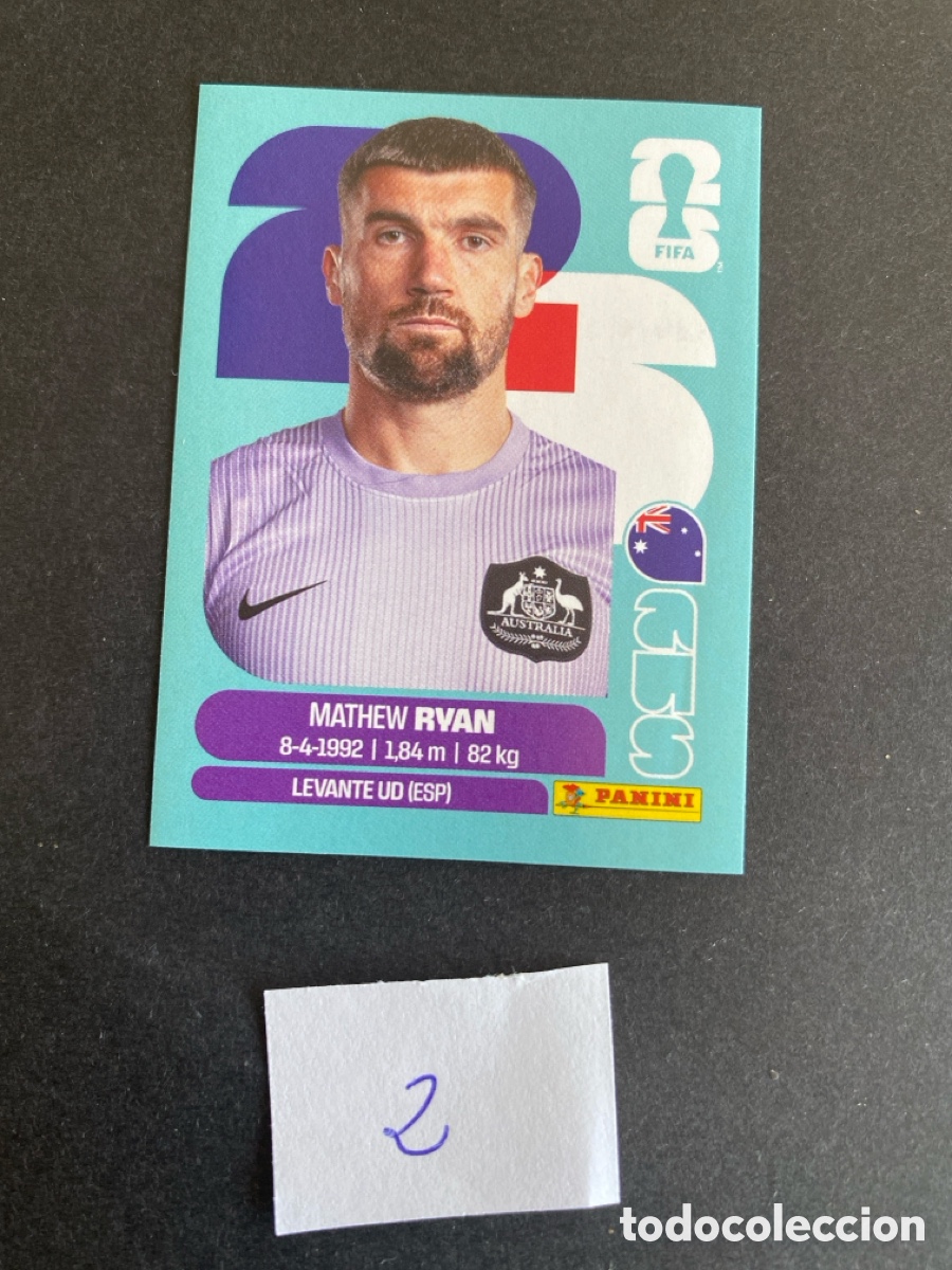 Cromos de F&uacute;tbol: Cromo Australia Mundial 26 N* 2 nuevo