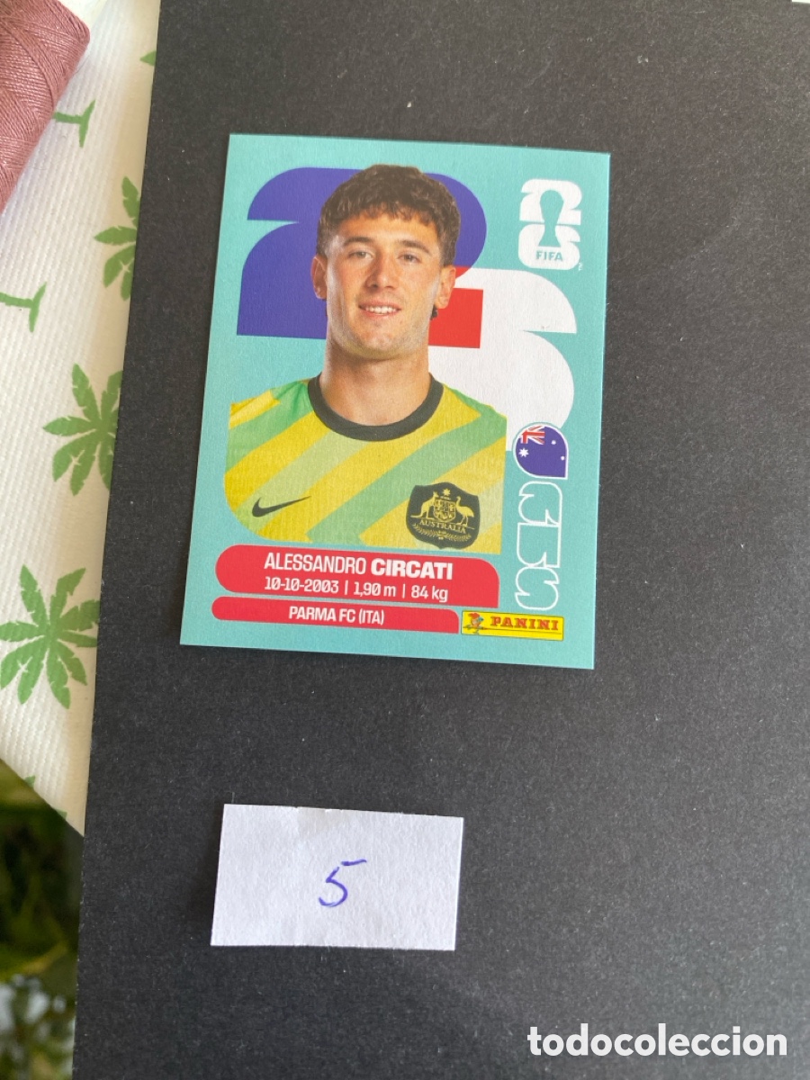 Cromos de F&uacute;tbol: Cromo Australia Mundial 26 N* 5 nuevo