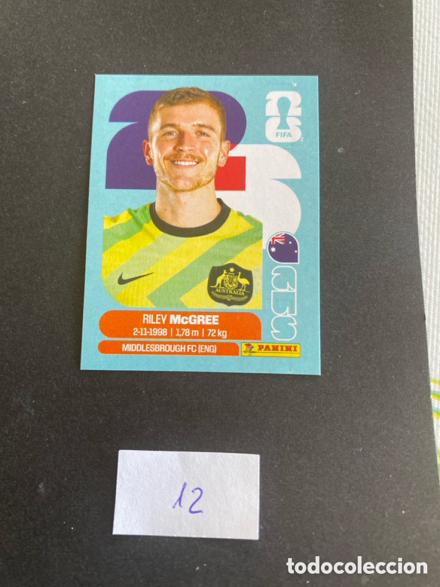 Cromos de F&uacute;tbol: Cromo Australia Mundial 26 N* 12 nuevo
