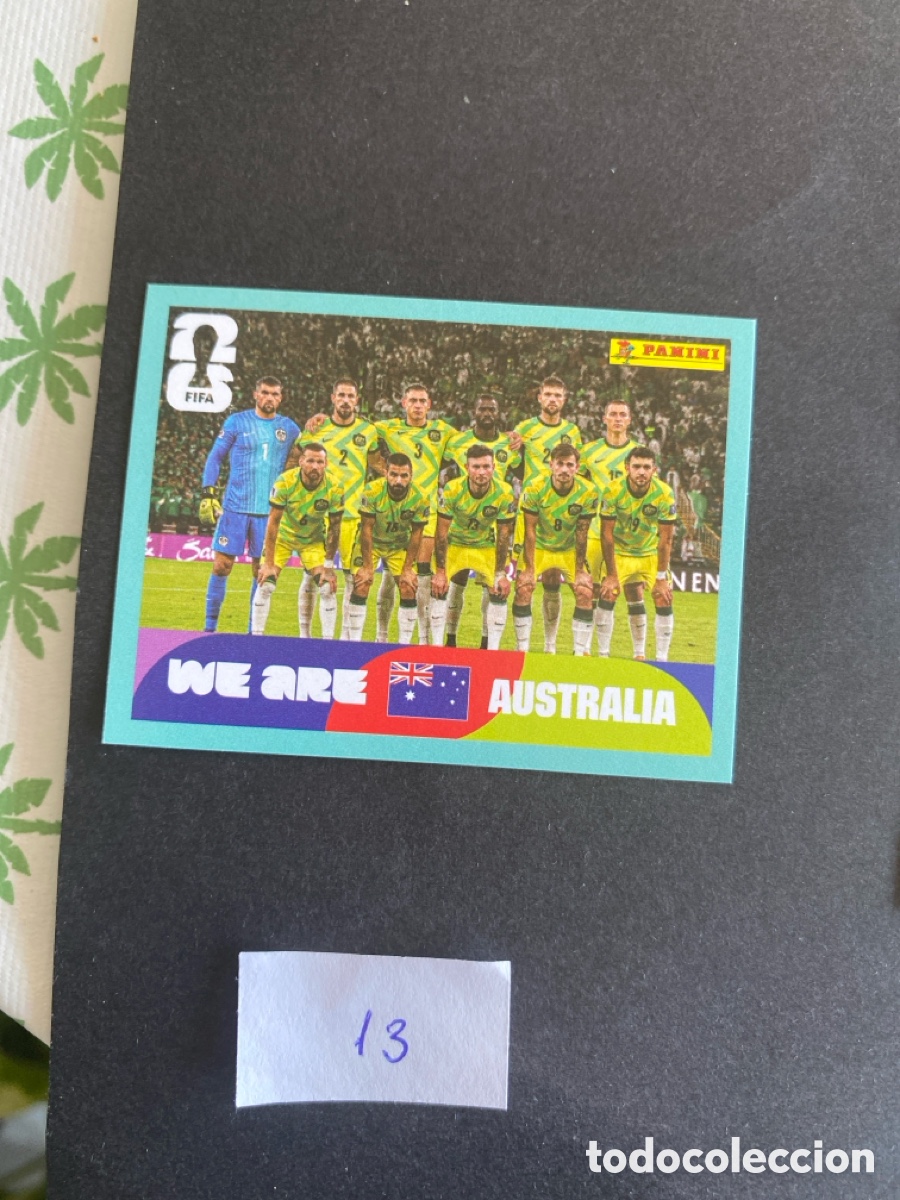 Cromos de F&uacute;tbol: Cromo Australia Mundial 26 N* 13 nueva
