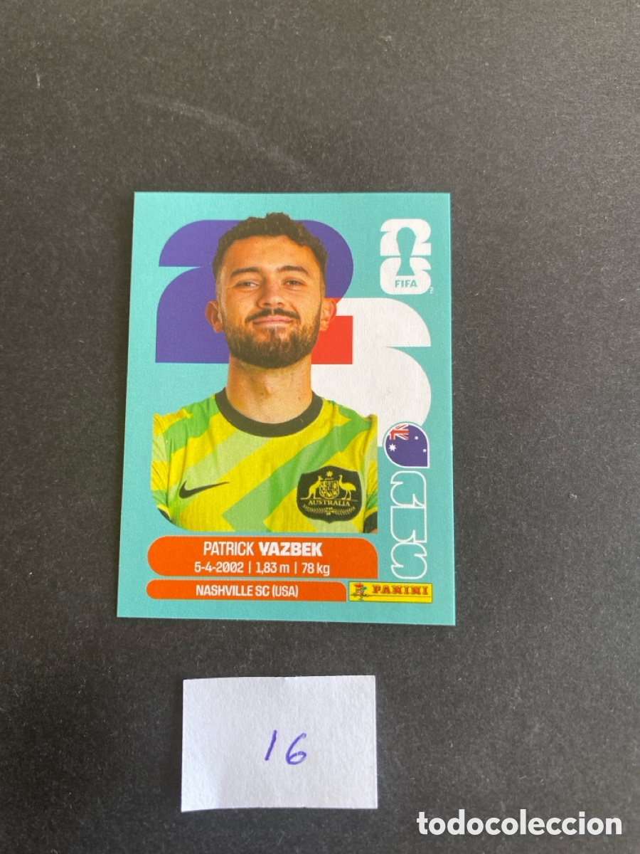 Cromos de F&uacute;tbol: Cromo Australia Mundial 26 N* 16 nuevo