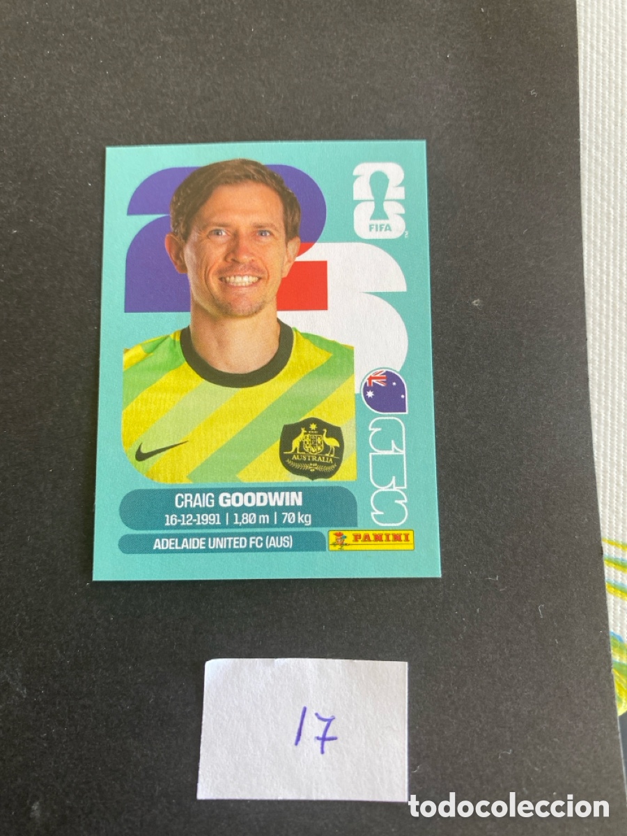 Cromos de F&uacute;tbol: Cromo Australia Mundial 26 N* 17 nuevo