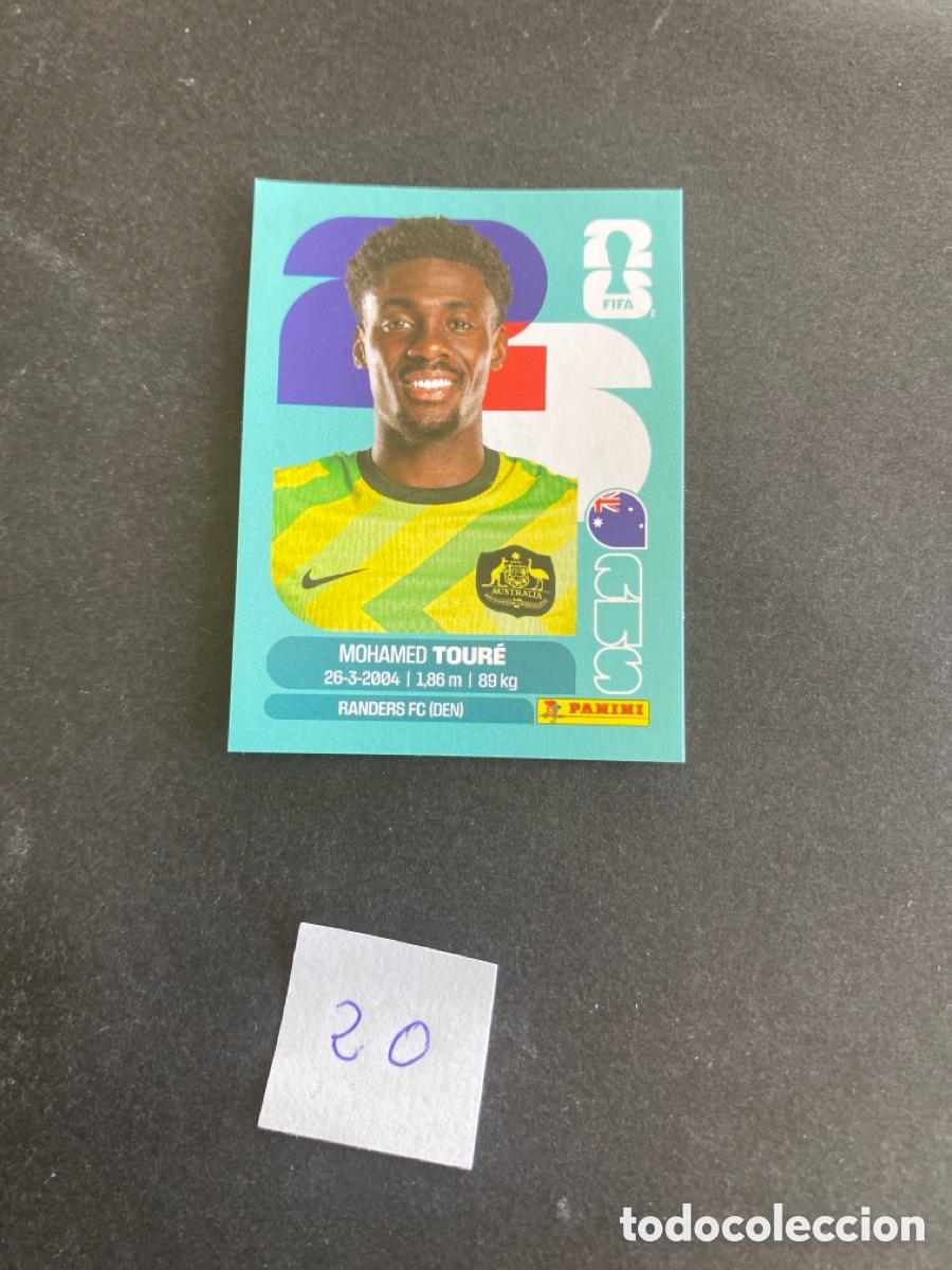 Football Stickers: Cromo Australia Mundial 26 N* 20 nuevo