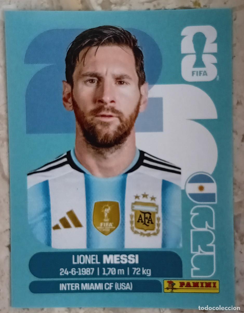 Football Stickers: Figurina Panini 2026 Cromo World Cup Usa Mundial 2026 Lionel Messi Argentina n ARG 17