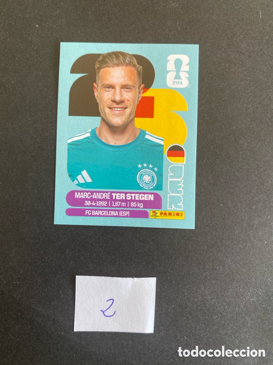 Football Stickers: Cromo Alemania Mundial 26 N* 2 nuevo