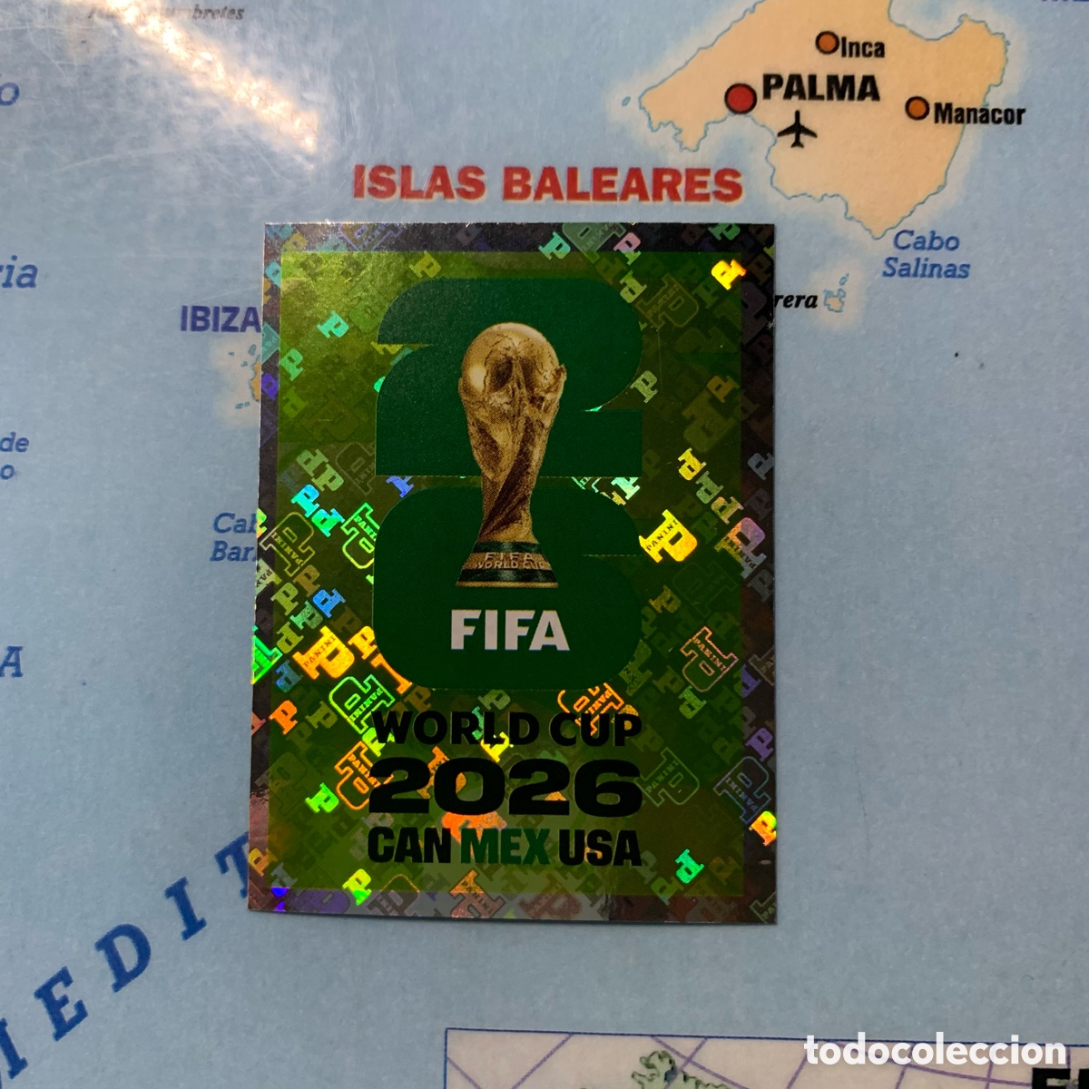 Football Stickers: Logo n&uacute;mero FWC7 cromo panini Mundial Fifa World Cup 2026