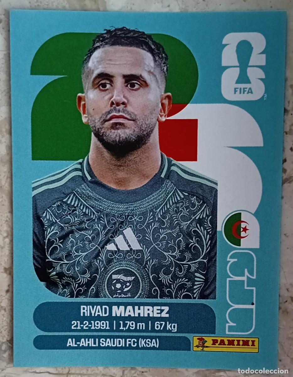 Football Stickers: Figurina Panini 2026 Cromo World Cup Usa Mundial 2026 Riyad Mahrez Algeria n ALG 15