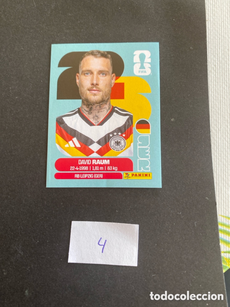 Football Stickers: Cromo Alemania Mundial 26 N* 4 nuevo