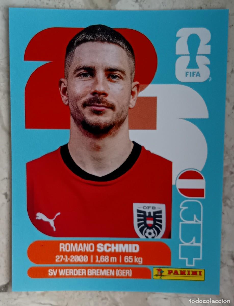 Football Stickers: Figurina Panini 2026 Cromo World Cup Usa Mundial 2026 Romano Schmid Austria n AUT 16